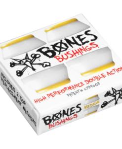 Bones Hardcore White Bushings - Medium