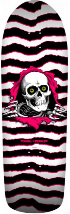 Powell Peralta Old School Ripper White/Pink 9.89" Deck