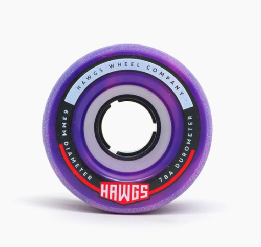 Hawgs Fatty 63mm x 78a Purple/Pink Wheels