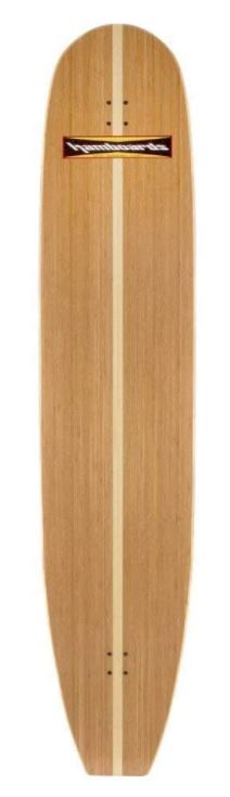 Hamboards Classic Natural Bamboo 6'2" Surfskate Complete