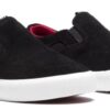 Lakai Owen Slip-On Black-Red Skateboard Shoes1