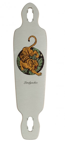 Landyachtz Battle Axe Paper Tiger 38.2 Longboard Skateboard Deck