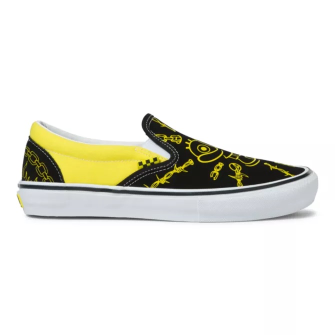 Vans x SpongeBob Skate Slip-On Shoes