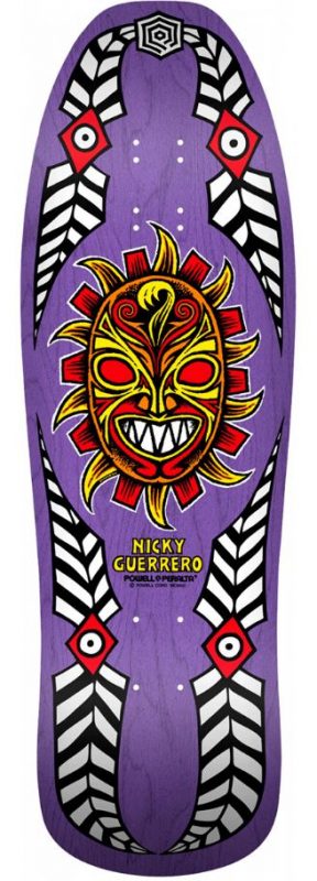 Powell Peralta Nicky Guerrero Mask Purple 10 Skateboard Deck