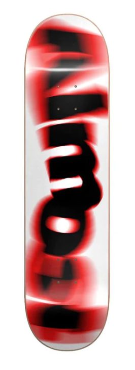 Almost Spin Blur Logo Red 7.75" Deck