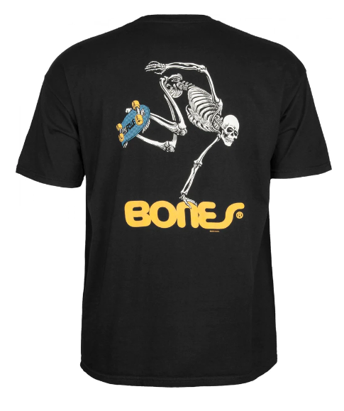 Powell Peralta Skateboarding Skeleton Black Tee