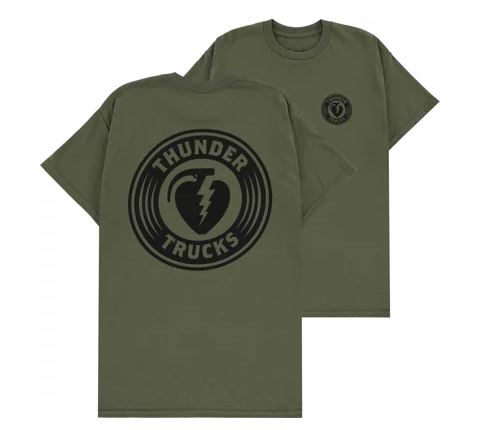 Thunder Charged Grenade Military Green/Black Tee