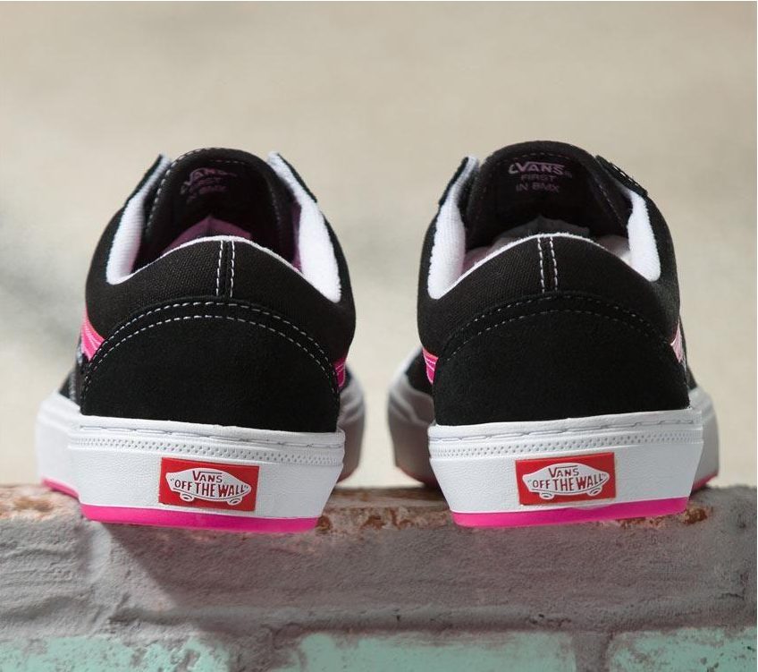 Vans Old Skool Black/Neon Pink Shoes | Online/Instore at Concrete Lines!