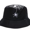 HUF Tangled Webs Black Bucket Hat