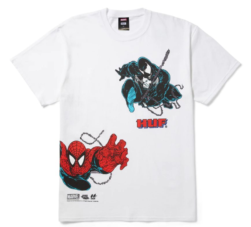 HUF x Spider-Man Face Off Tee