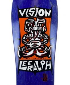 Vision Lee Ralph Tiki Purple Stain 10 Reissue Skateboard Deck