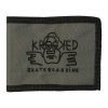 Krooked Arketype Raw Charcoal/Black Wallet