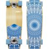 OBfive Mandala Blue 28" Cruiser Skateboard Complete