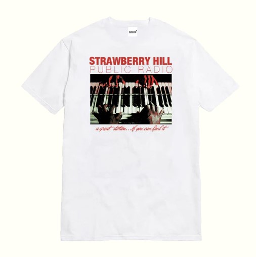 strawberry hill philosophy club public radio white tee