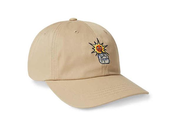 huf sippin' sun clay 6-panel strapback hat