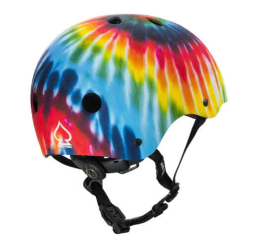 protec junior classic fit certified tie dye helmet