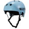 protec old school certified gloss baby blue helmet