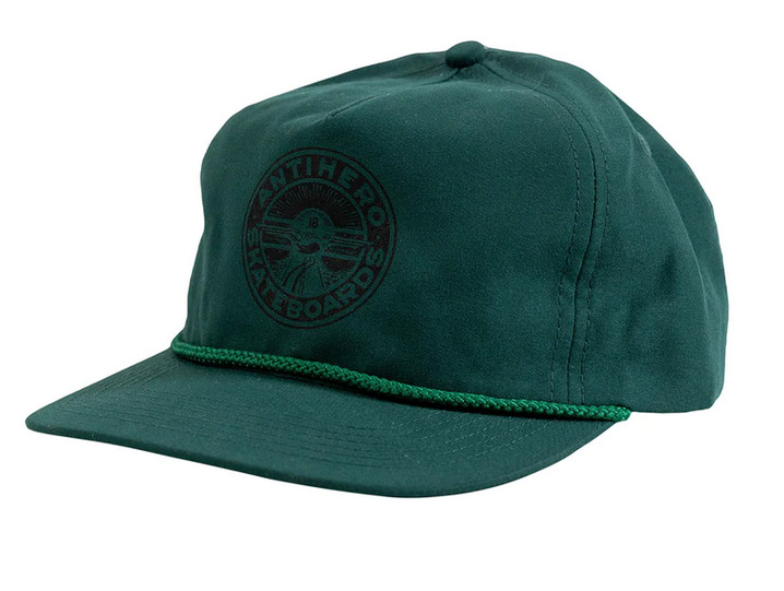 anti hero stay ready green/black snapback hat