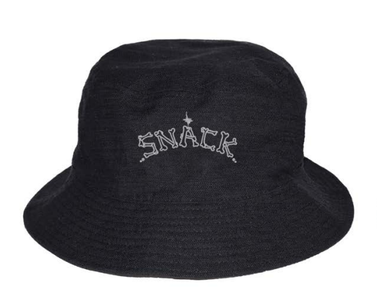 snack bones black/charcoal bucket hat