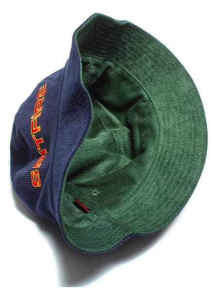 spitfire classic 87 green/navy reversible bucket hat