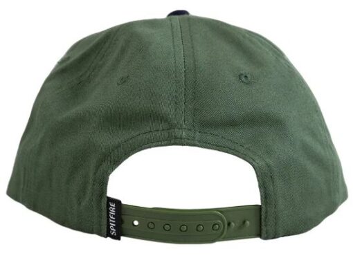 spitfire classic 87 swirl patch green snapback hat