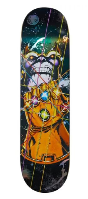 huf x avengers oh snap 8.25" deck