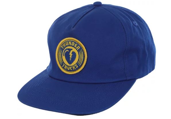 thunder charged grenade blue snapback hat