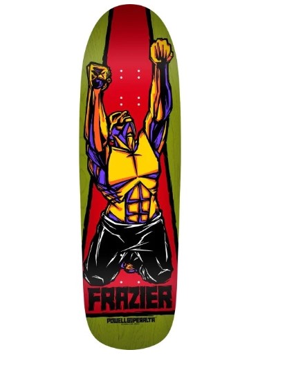 powell peralta mike frazier yellow man reissue green stain 9.4" deck