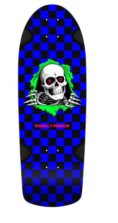 Powell Peralta OG Ripper Checker Blacklight 10 Skateboard Deck