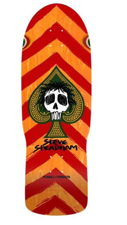 Powell Peralta Steadham Spade Orange Stain 10 Skateboard Deck