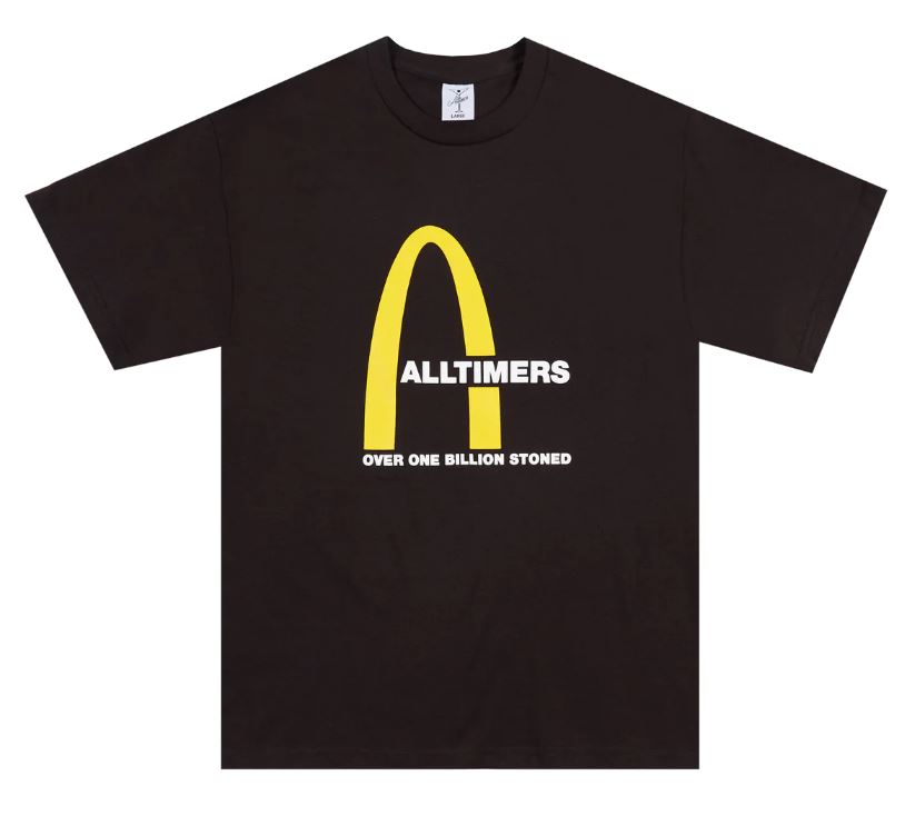 alltimers arch black tee
