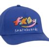 frog dino logo 5-panel royal snapback hat