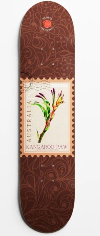 postal australian natives collection kangaroo paw 7.875" deck